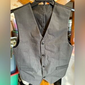 Chaps Ralph Lauren Men's Gray/Black Reversible Vest Size Youth 14/16 (Large)